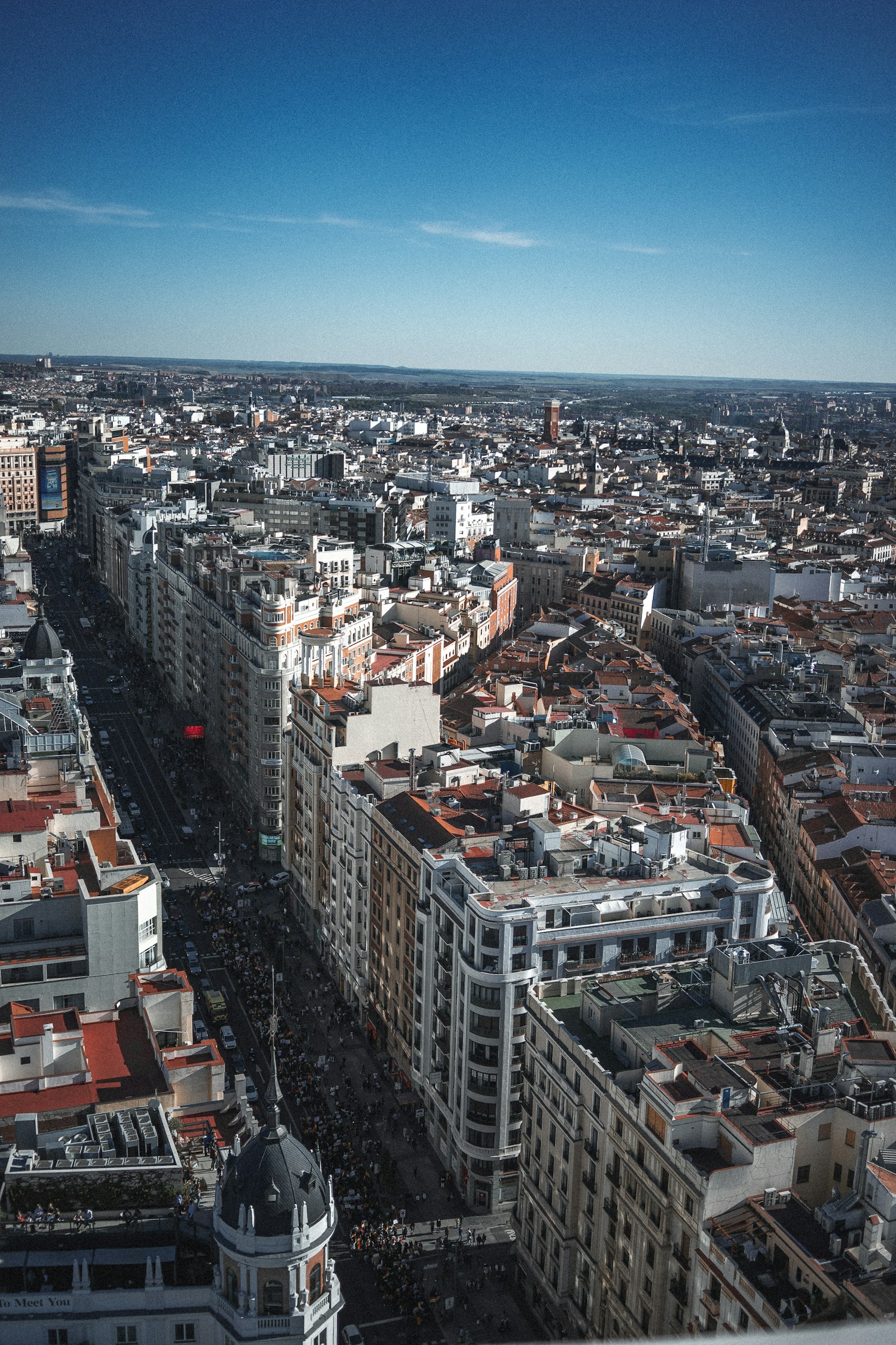 Vista aérea de Madrid